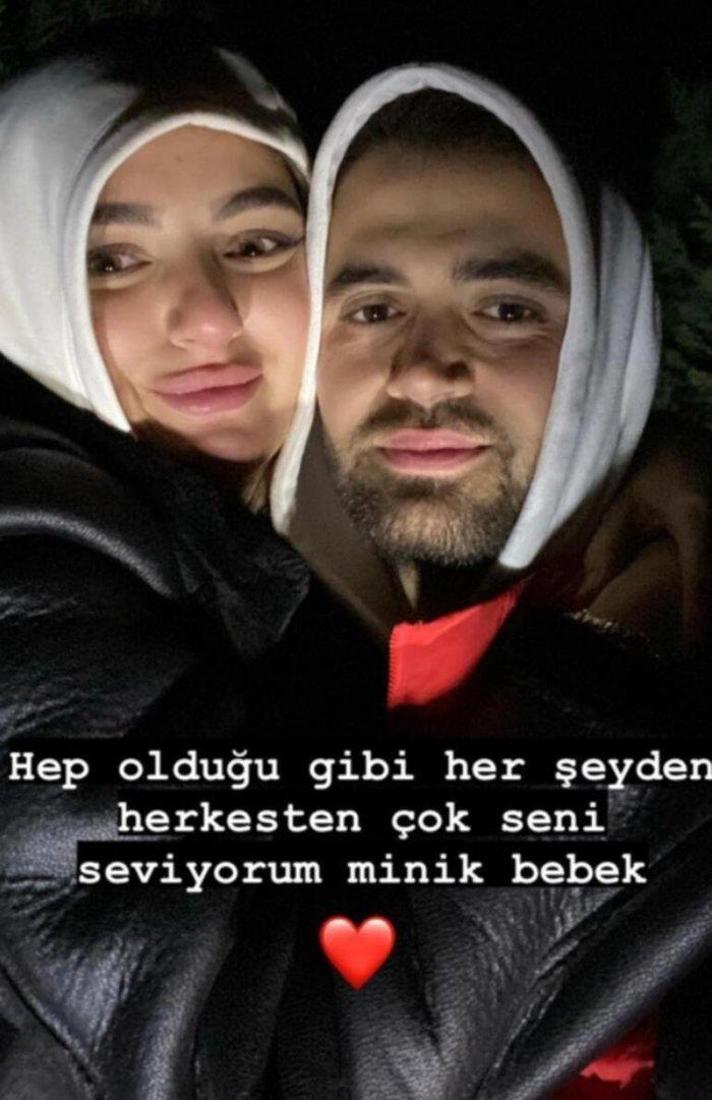 Ahmet Çalıkın nişanlısı Sinem Yükselden duygulandıran paylaşım