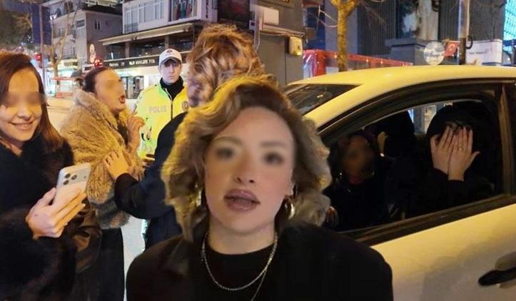 Yer: Kadıköy! Polisler şaştı kaldı: Alkollü kadın çakar iddiasıyla aracın önüne atladı