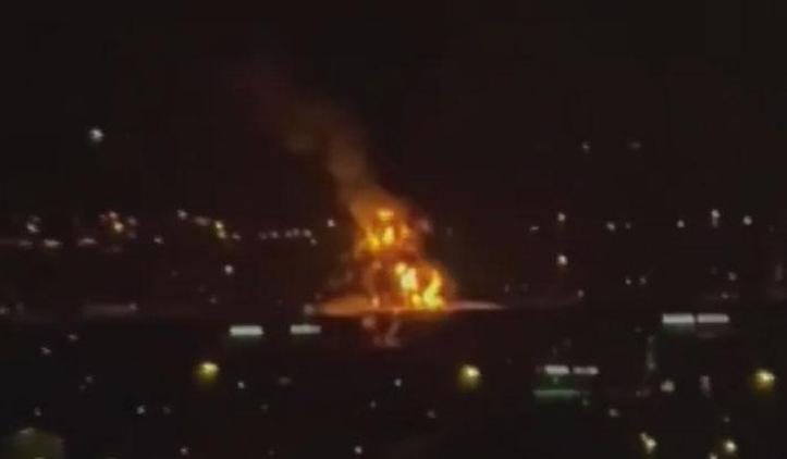 Dubai Havalimanı yakınındaki yakıt tankına yapılan İHA saldırısı yangına yol açtı