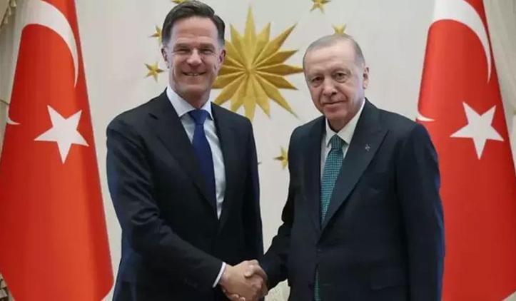 Ankara'da kritik zirve! Erdoğan, Rutte'yi kabul etti