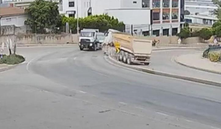 Facianın eşiğinden böyle dönüldü! Refüjü aşarak...