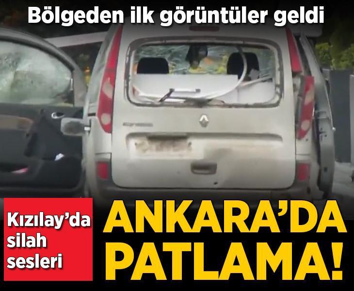 Son dakika... Ankara Kızılay'da patlama sesi! İşte ilk görüntüler...