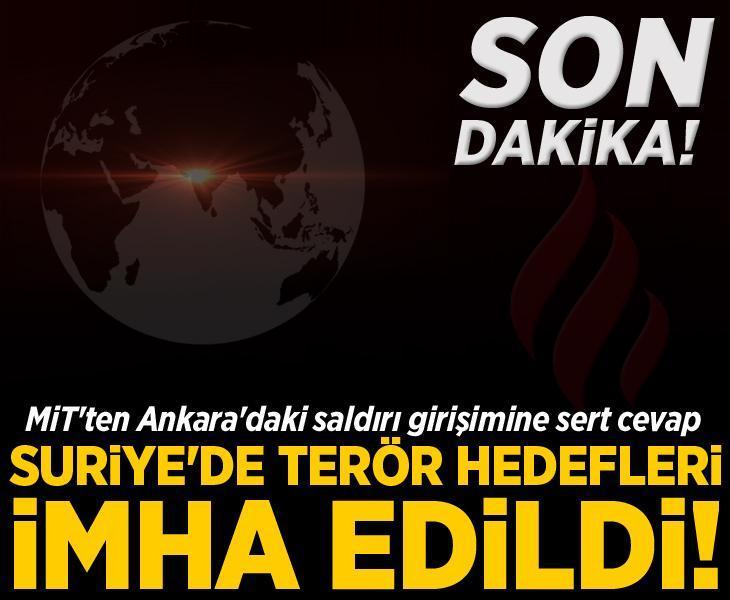 Son dakika: MİT'ten Suriye'ye SİHA'larla operasyon! PKK/YPG'ye ait tesis, mühimmat depoları imha edildi