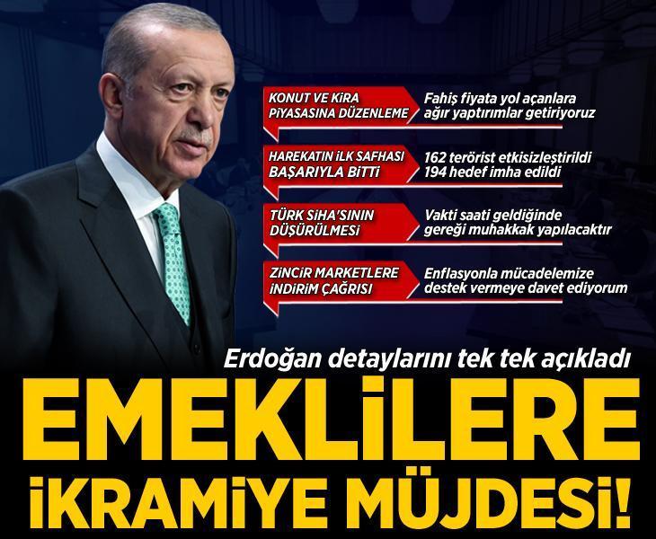 Son dakika: Erdoğan'dan emeklilere ikramiye müjdesi! Detaylarını tek tek açıkladı...