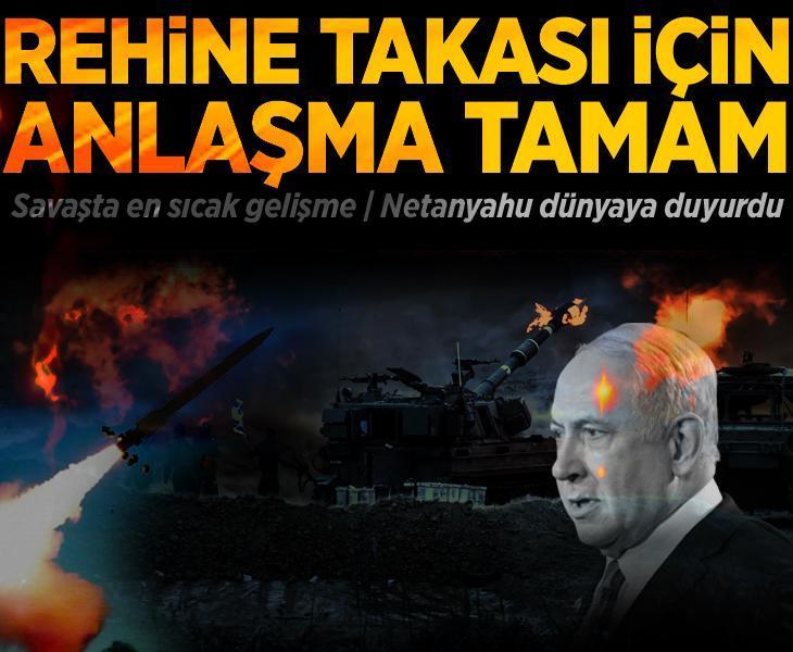 Gazze'deki savaşta son dakika... İsrail ve Hamas rehine takasında anlaştı