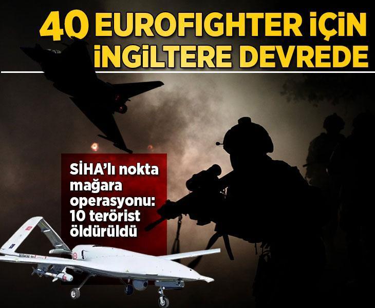 Haftanin'de SİHA'lı nokta mağara operasyonu: 10 terörist etkisiz hale getirildi