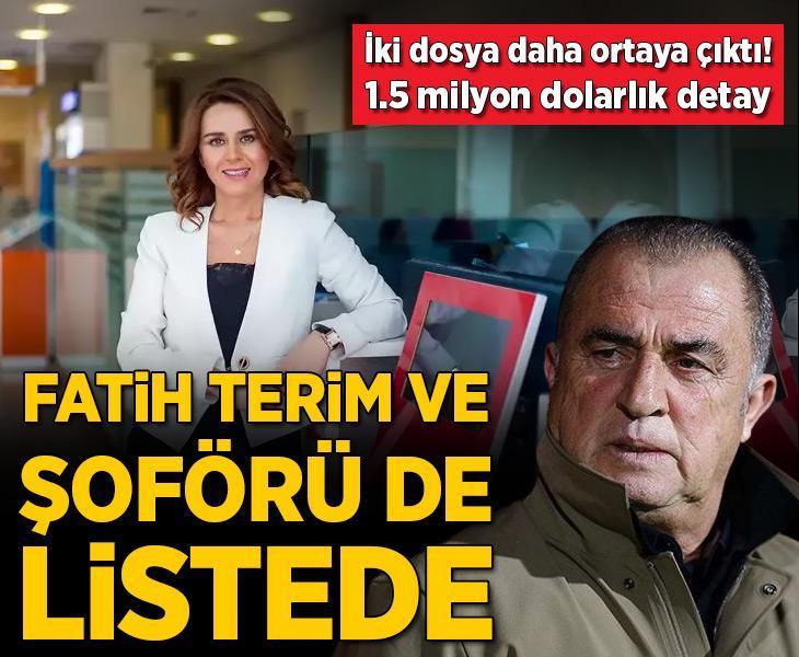 Fatih Terim ve şoförü de listede! İki liste ortaya çıktı, 1.5 milyon dolarlık detay