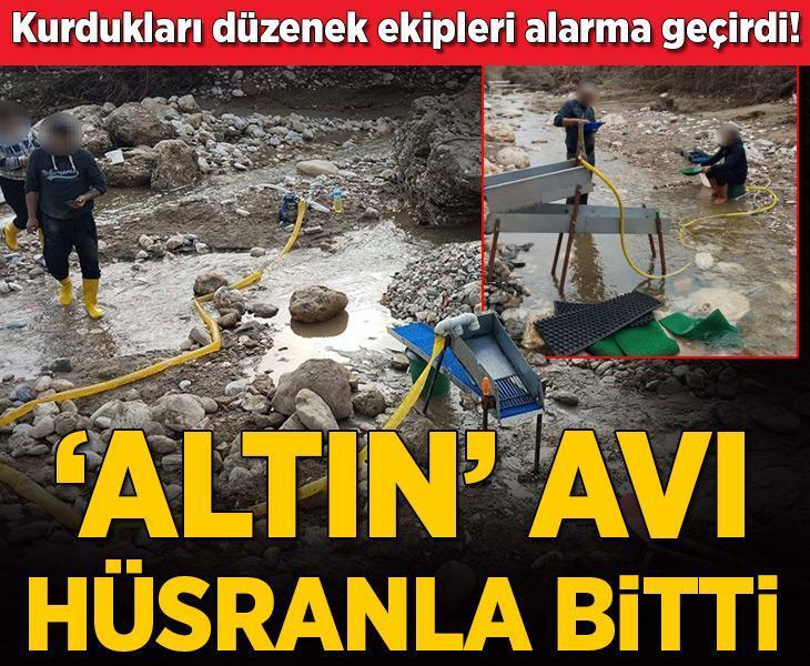 Aydın'da 'altın' operasyonu! Kurdukları düzenek jandarmayı harekete geçirdi