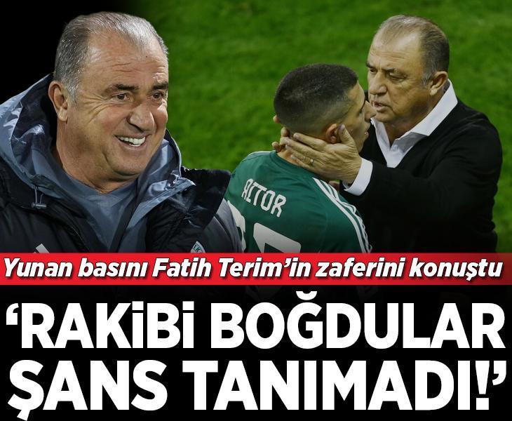 Yunan basını Fatih Terim'in ilk galibiyetini konuştu: Rakibi boğdular, şans tanımadı