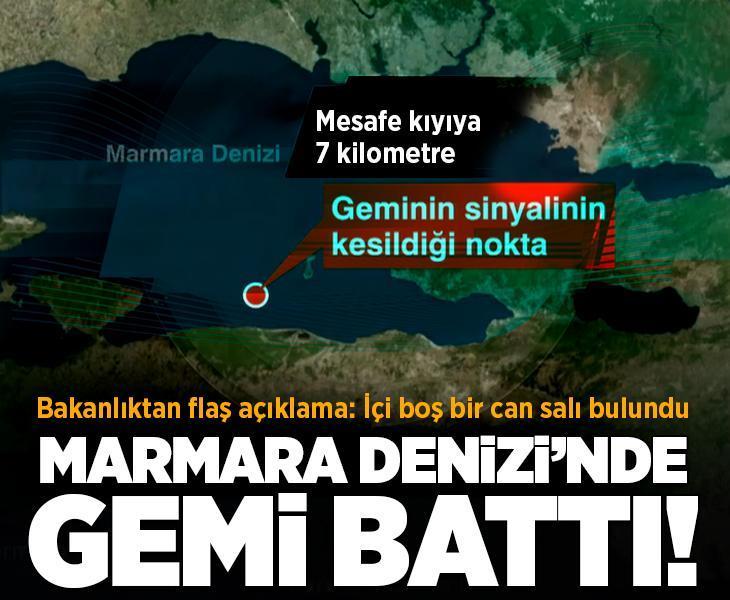 Son dakika! Marmara Denizi'nde kargo gemisi battı: Mürettebatı kurtarma çalışması sürüyor