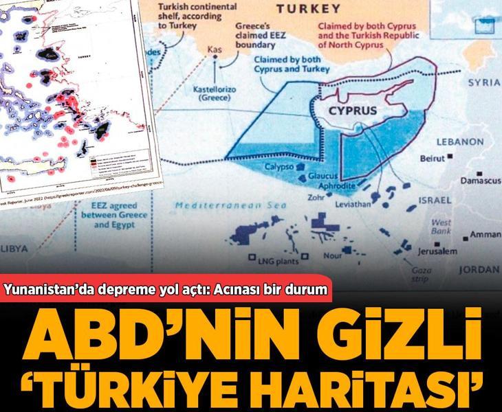 ABD'nin gizli 'Türkiye haritası' Yunanistan'da depreme yol açtı: Acınası bir durum