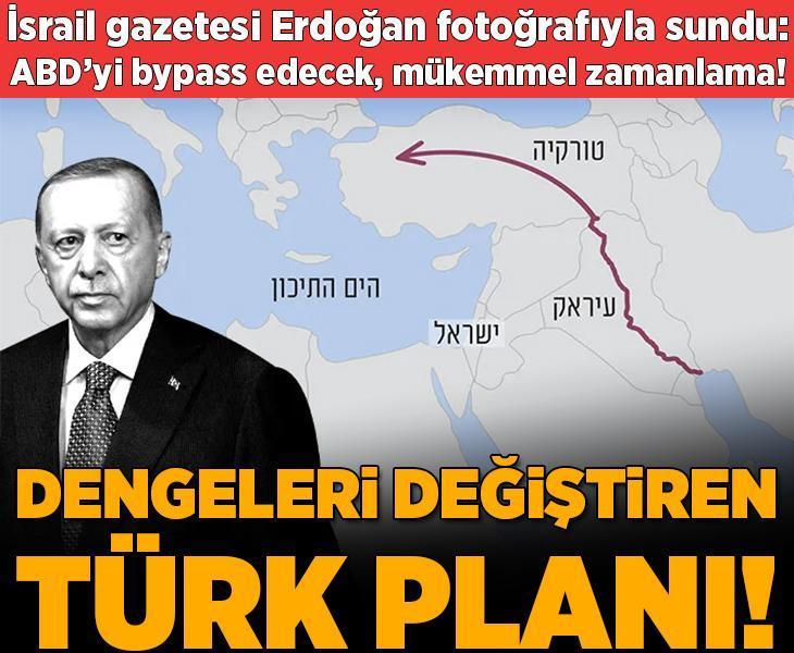 Gazze'deki savaşta son dakika... İsrail gazetesi Erdoğan fotoğrafıyla sundu! 'Mükemmel zamanlama, ABD planını bypass edecek'