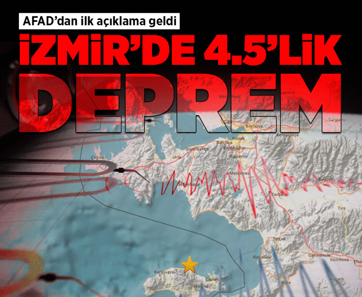 Son dakika: İzmir'de hissedilen deprem