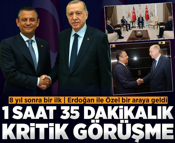 Son dakika... Ankara'da 1 saat 35 dakikalık Erdoğan-Özel zirvesi
