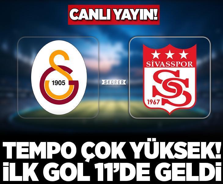 CANLI | Kritik maçta Galatasaray'ın konuğu Sivasspor