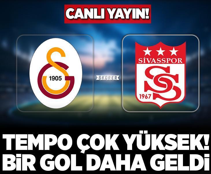 CANLI | Kritik maçta Galatasaray'ın konuğu Sivasspor