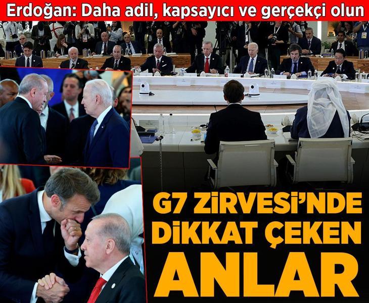 Son dakika... G7 Zirvesi'ne damga vuran anlar! Dünyanın gözü İtalya'da