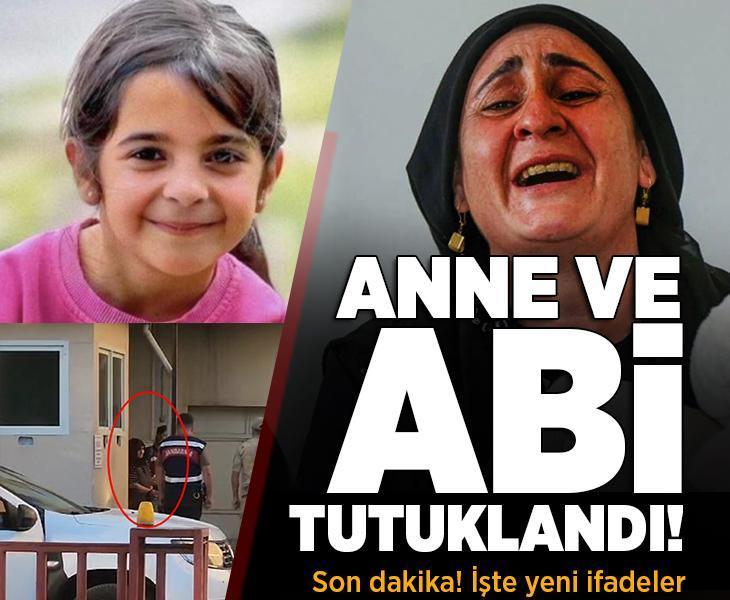 Narin cinayetinde flaş gelişme! Anne ve erkek kardeş dahil 8 kişi tutuklandı