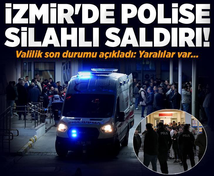 Son dakika: İzmir'de polise silahlı saldırı! 3 polis yaralandı