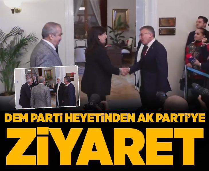 Son dakika: AK Parti ile DEM Parti heyetinin görüşmesi başladı