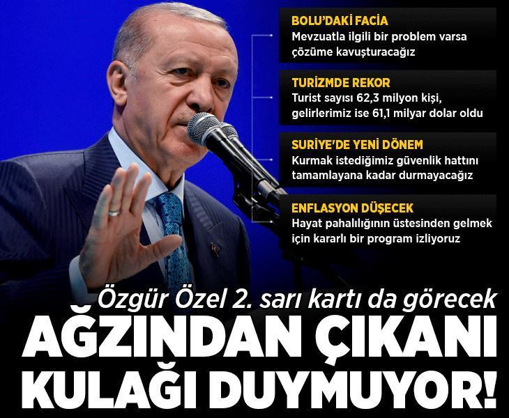 Kartalkaya'da yangın faciası! Erdoğan: Sorumluluğu olan kimsenin gözünün yaşına bakmayacağız