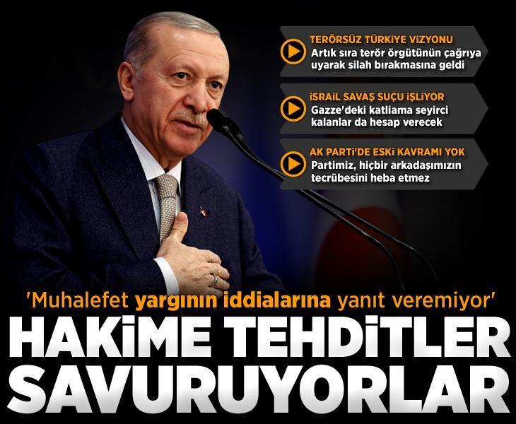 Erdoğan'dan İBB soruşturması için açıklama: Muhalefet yargının iddialarına yanıt veremiyor