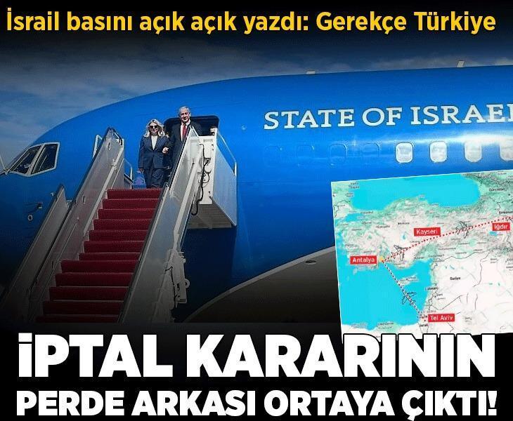 Son dakika! İsrail basını yazdı: Netanyahu, Türkiye hava sahasını kapattığı için Azerbaycan ziyaretini iptal etmek zorunda kaldı