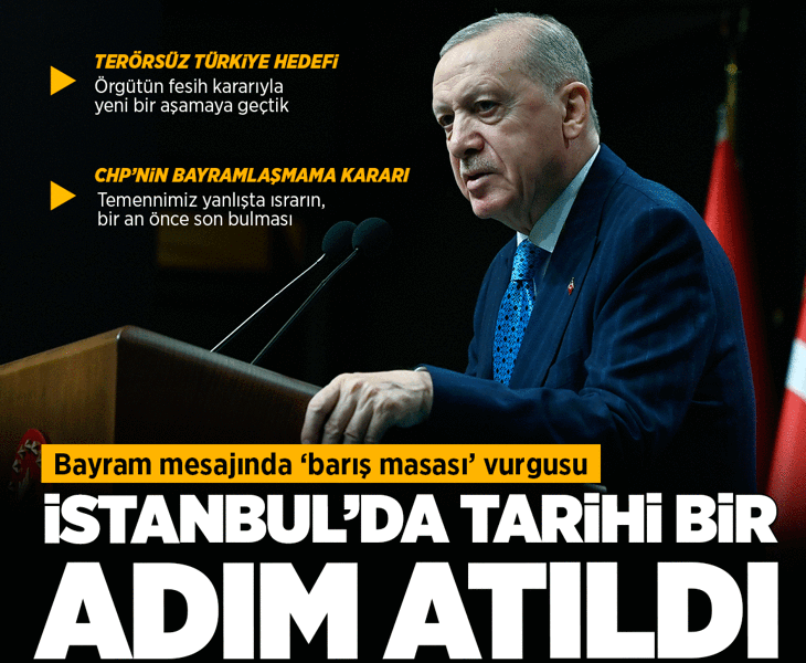 Cumhurbaşkanı Erdoğan’dan Kurban Bayramı mesajı