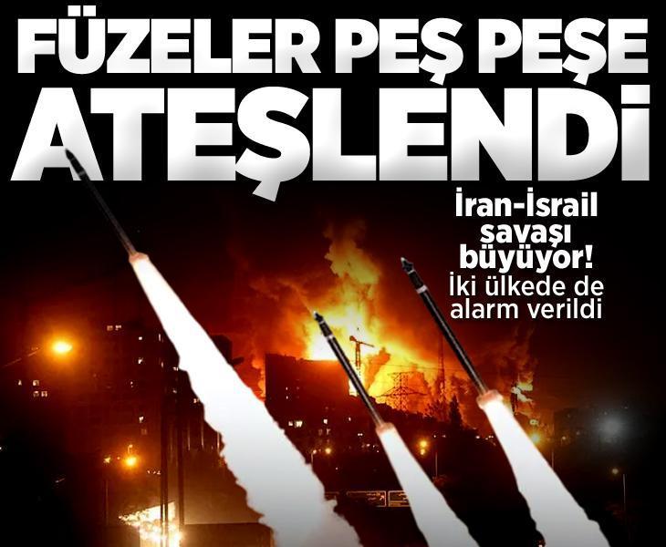 İran'dan İsrail'e hipersonik füzeler, Trump'tan 'Üzerinize çöker' açıklaması
