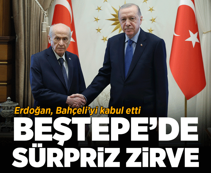 Cumhurbaşkanı Erdoğan, Bahçeli'yi kabul etti