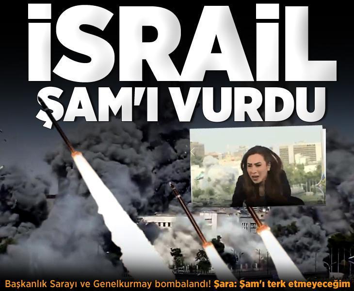 Son dakika...İsrail, Suriye Cumhurbaşkanlığı Sarayı'nı vurdu!