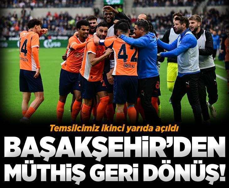 Başakşehir deplasmanda tur kapısını araladı!