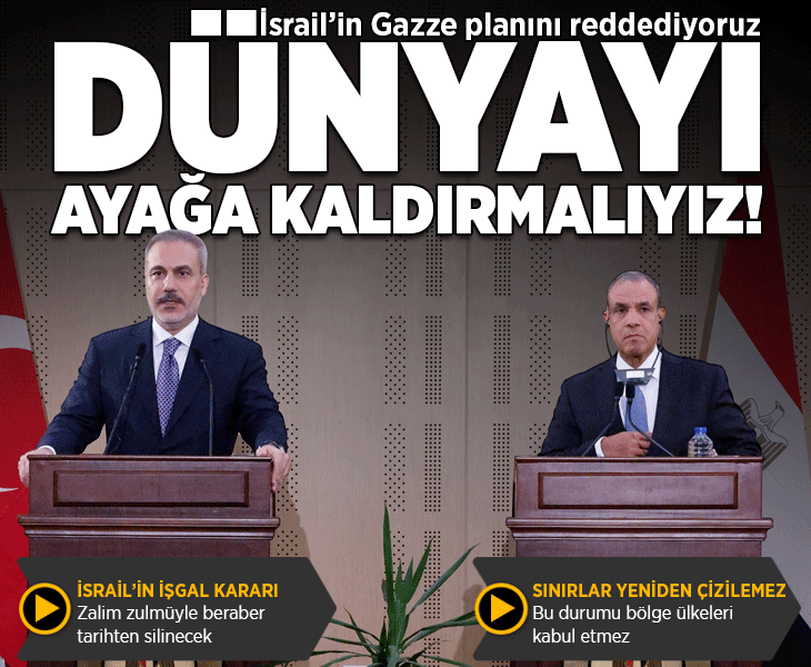 Son dakika...Dışişleri Bakanı Hakan Fidan, Mısır'da basın toplantısında konuşuyor