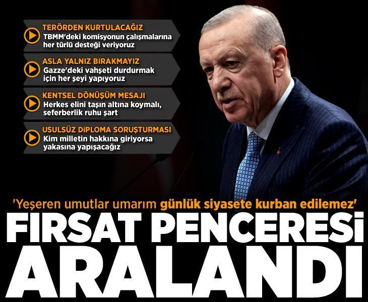 Kabine toplantısı sona erdi! Cumhurbaşkanı Erdoğan açıklamalarda bulunuyor