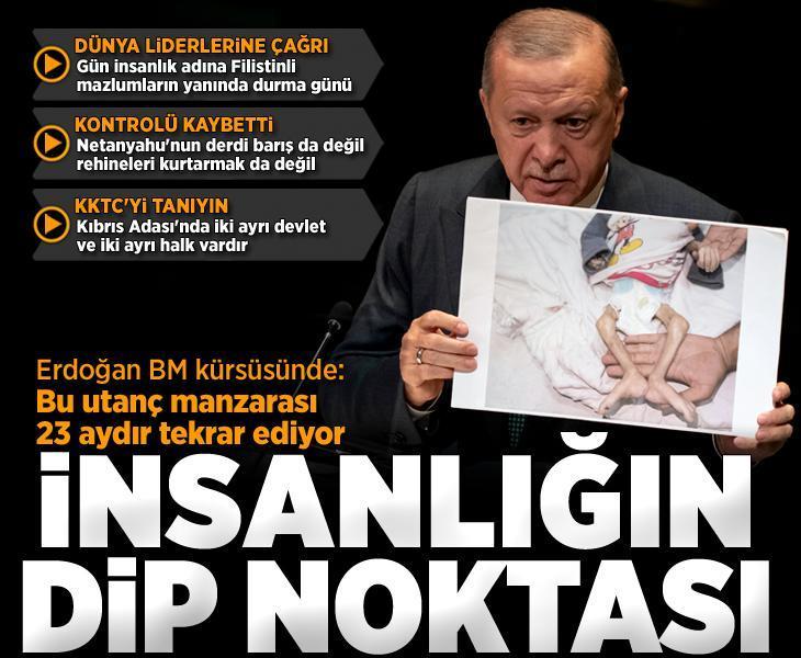 SON DAKİKA! Cumhurbaşkanı Erdoğan 15'inci kez BM kürsüsünde dünyaya sesleniyor...