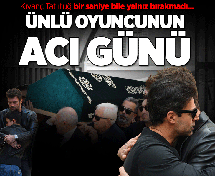 Kıvanç Kasabalı'nın zor günü... Babasını son yolculuğuna uğurladı