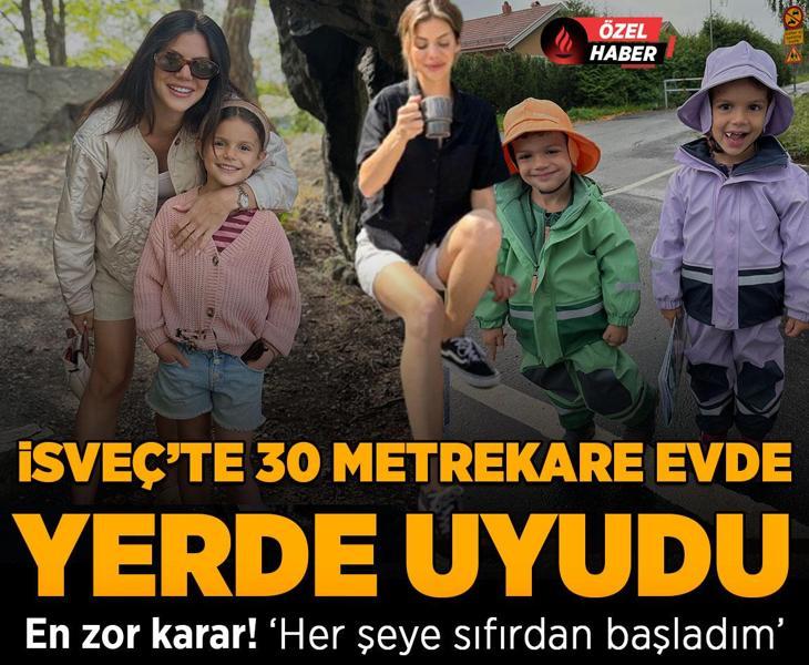 En zor karar! İsveç'te 30 metrekare evde yerde uyudu: 'Her şeye sıfırdan başladım'