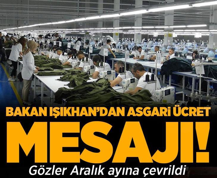 Bakan Işıkhan'dan asgari ücret mesajı!