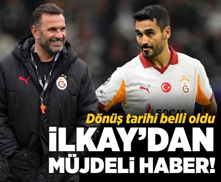 Galatasaray'da İlkay Gündoğan'dan müjde! Döneceği tarih belli oldu