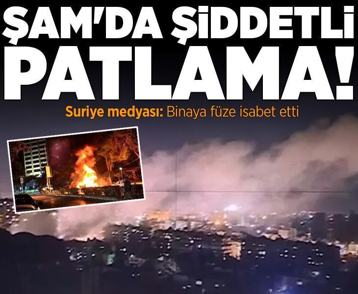 SON DAKİKA! Şam'da patlama: Ölü ve yaralılar var