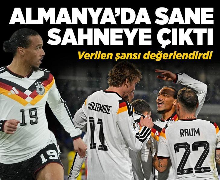 Almanya'da Sane sahneye çıktı! Verilen şansı değerlendirdi