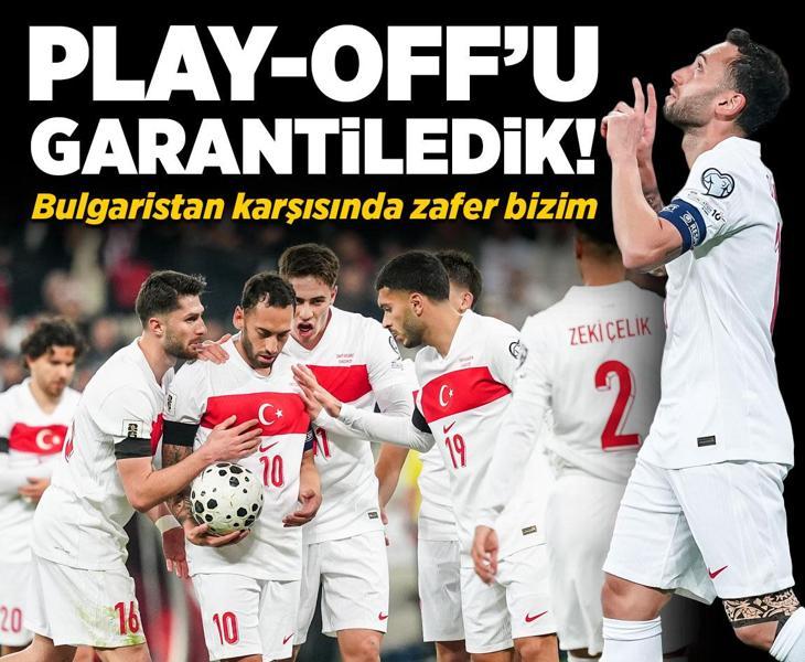 A Milli Takım, Bulgaristan'ı 2 golle devirdi! Play-off biletini cebine koydu