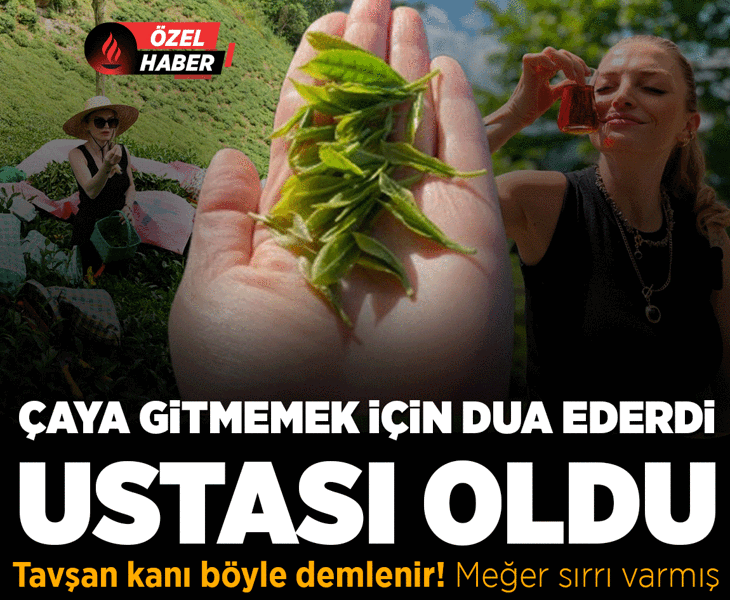 Çaya gitmemek için dua ederdi, şimdi ustası oldu: Tavşan kanı böyle demlenir
