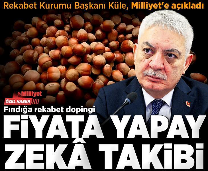 Rekabet Kurumu Başkanı Küle, Milliyet’e açıkladı: Fındığa rekabet dopingi, fiyata yapay zeka takibi