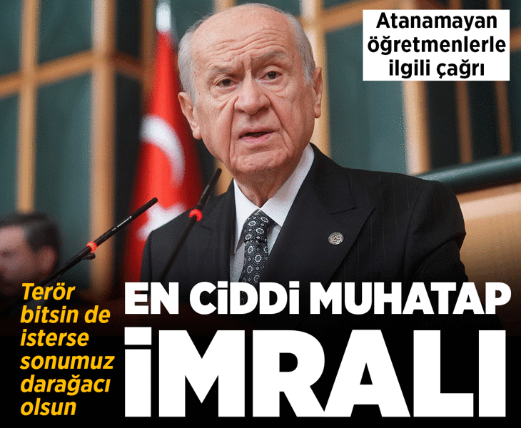 Son dakika... MHP lideri Bahçeli'den atanamayan öğretmenler için çağrı