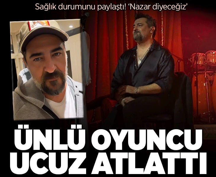 Oyuncu Celil Nalçakan trafik kazası geçirdi! Görüntüleri bizzat paylaştı