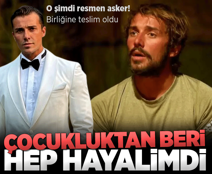 Survivor şampiyonu Cemal Can Canseven askerde! Birliğine teslim oldu