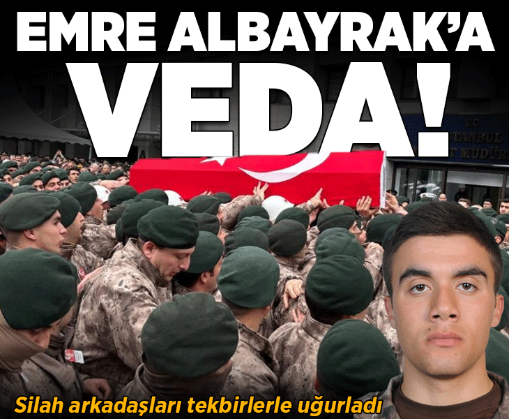 Şehit polise veda! Emre Albayrak'ın cenazesi törenle memleketine uğurlandı