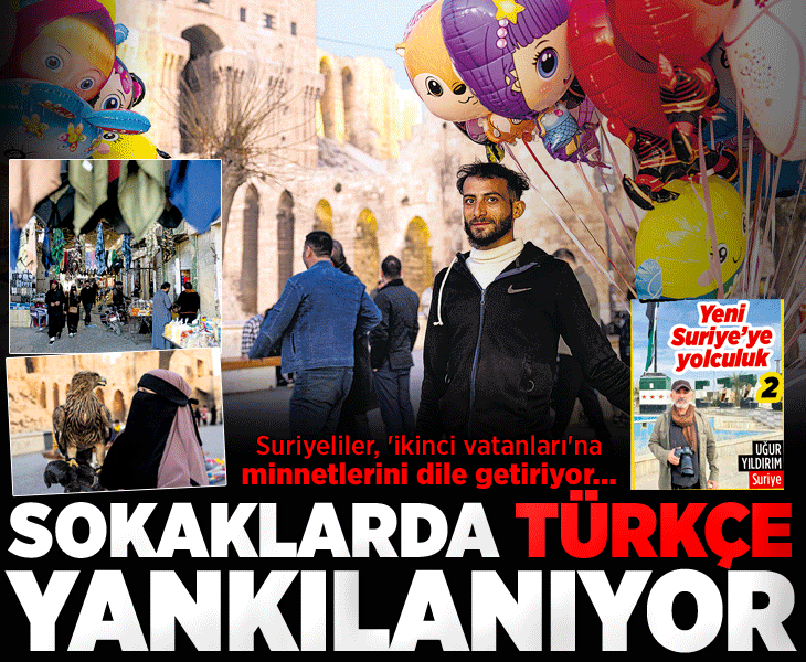 Sokaklarda Türkçe yankılanıyor