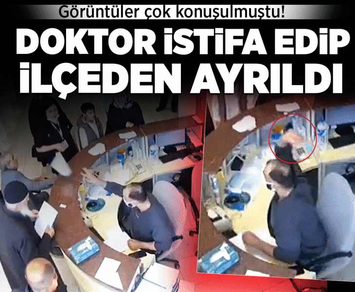 Görüntüler tepki çekmişti: Doktor istifa edip ilçeden ayrıldı